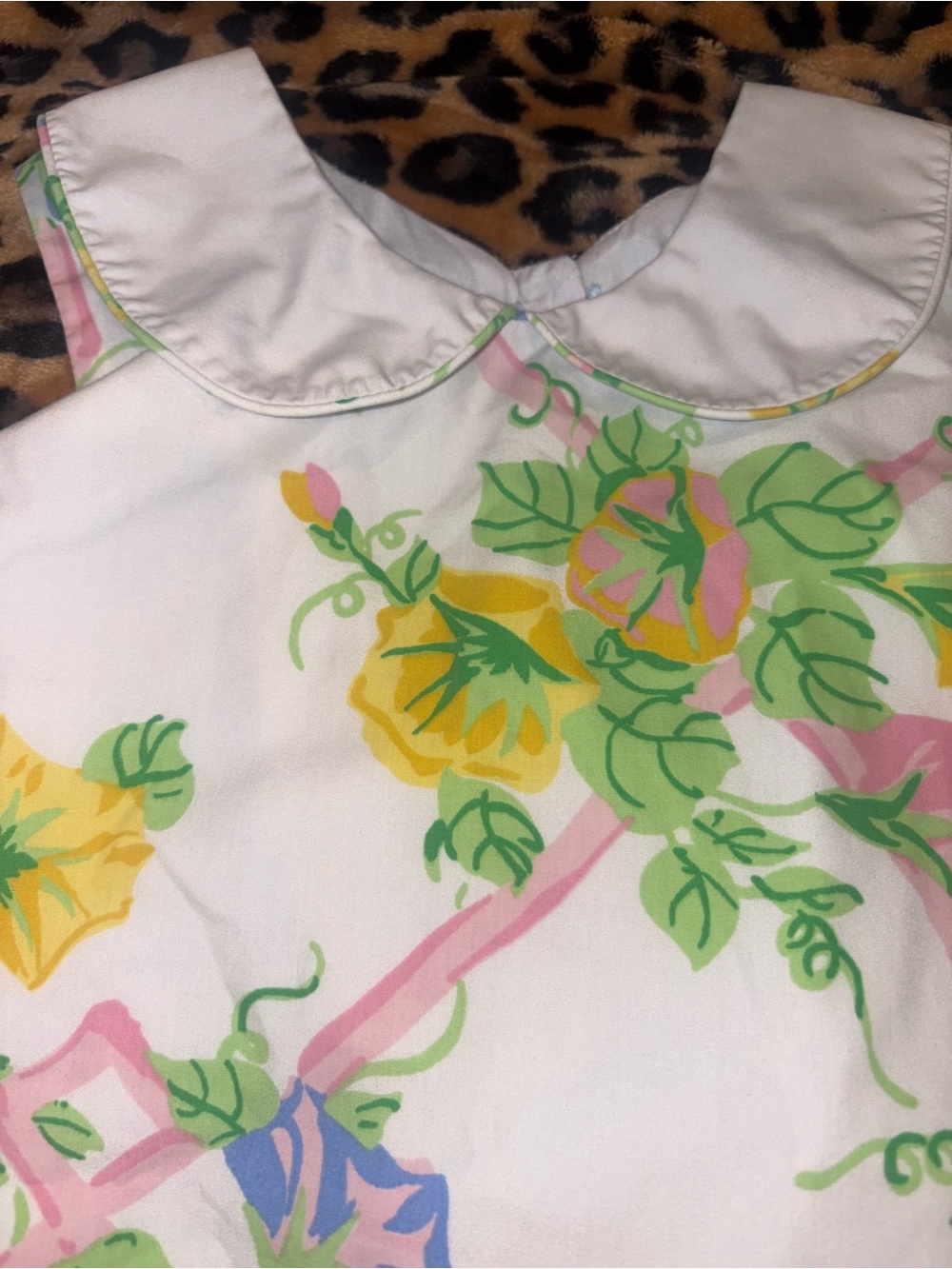 The Beaufort Bonnet Company TBBC Marietta Morning Glory Floral Scalloped Dress 4 - Picture 2 of 7
